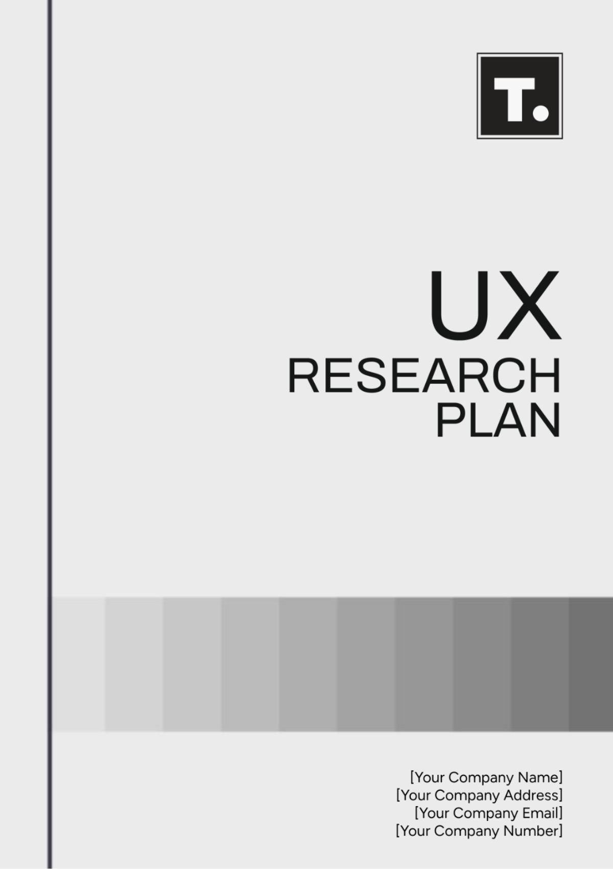 UX Research Plan Template