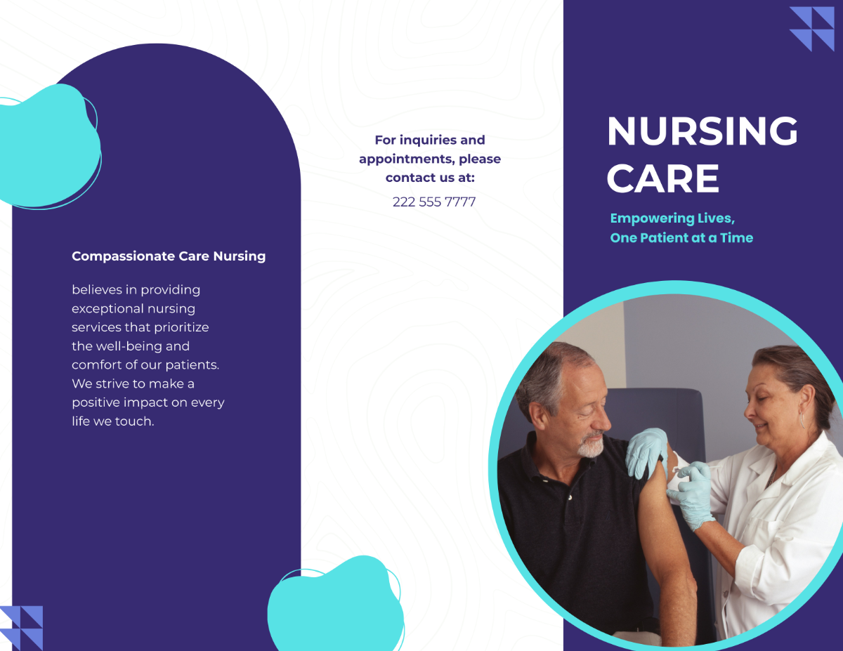 Nursing Brochure Template