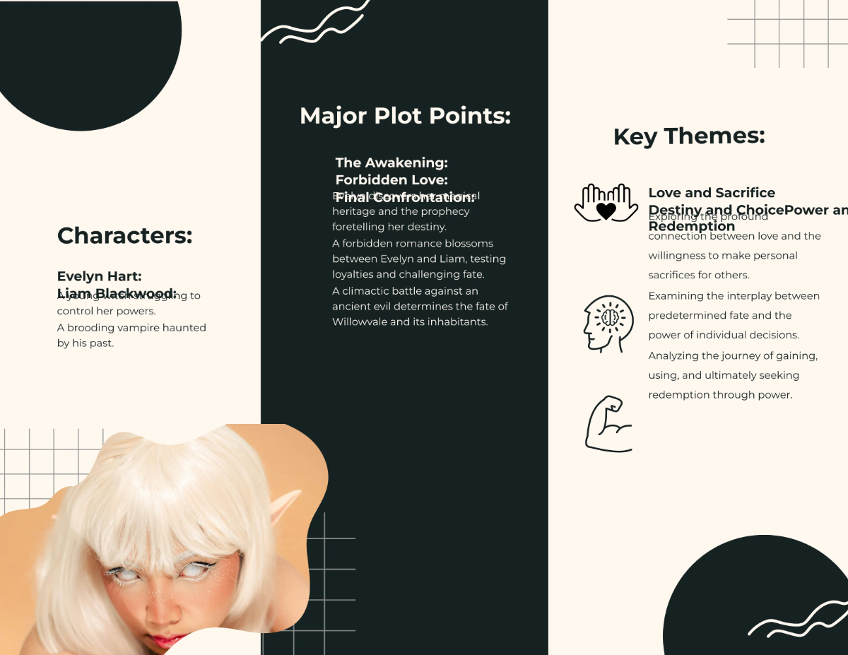 Free Novel Brochure Template to Edit Online