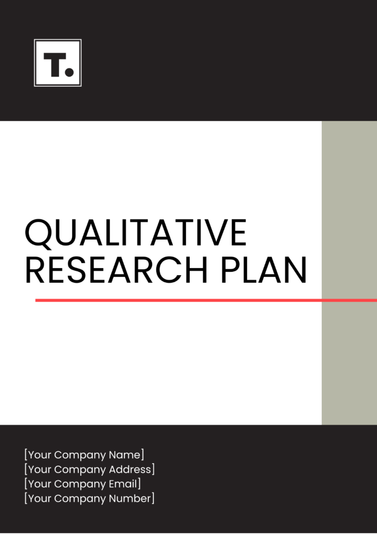 Qualitative Research Plan Template