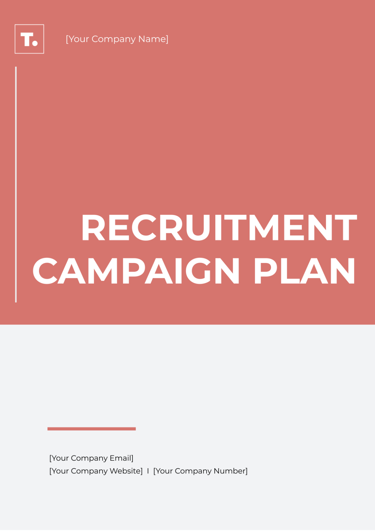 Recruitment Campaign Plan Template - Edit Online & Download