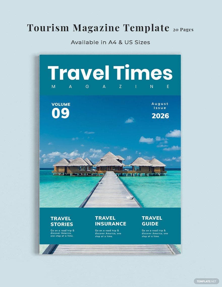 Tourism Magazine Template