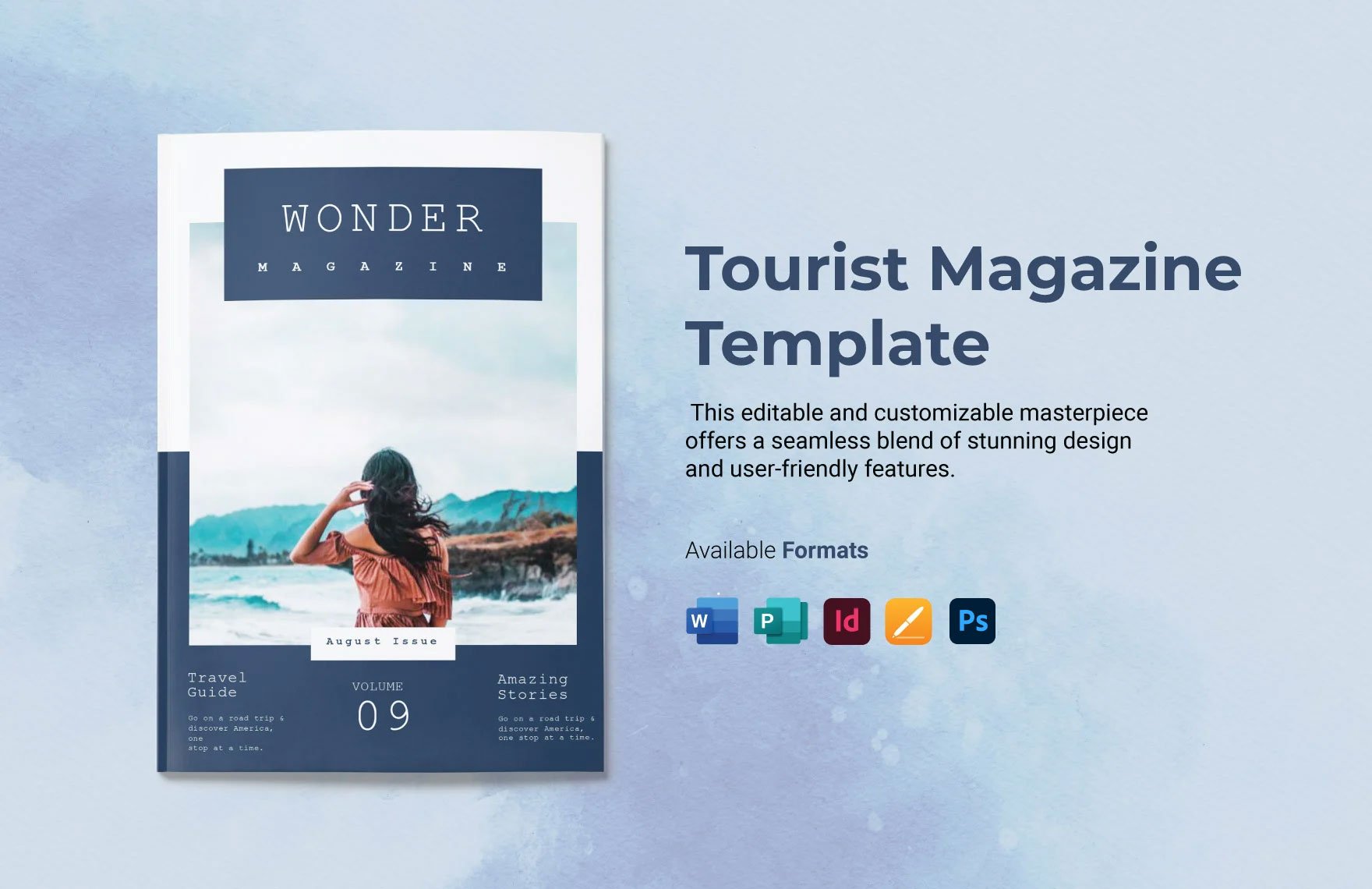 Tourist Magazine Template