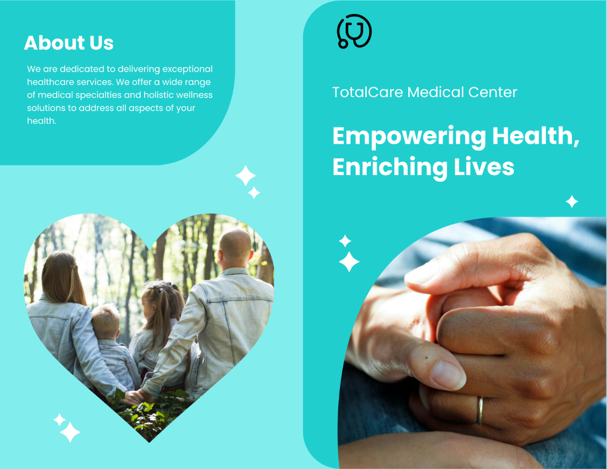 Double Sided Health Brochure Template