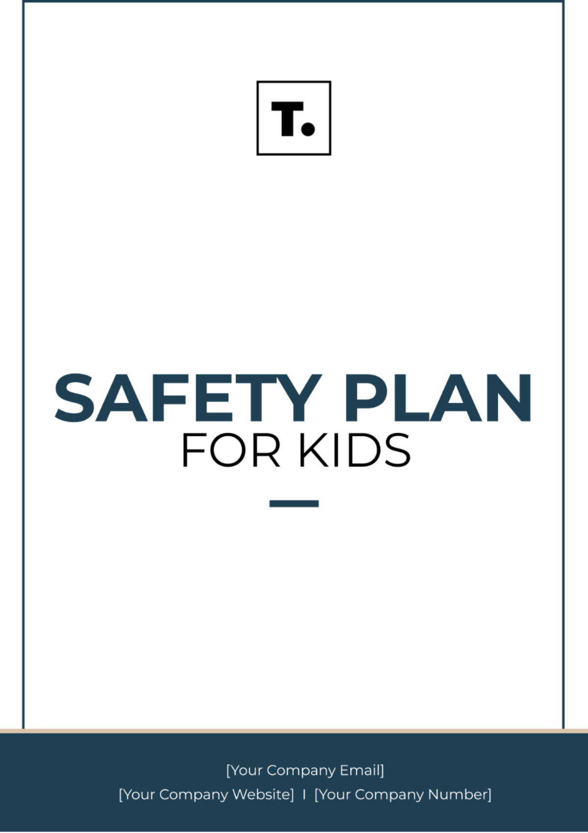 Safety Plan Template For Kids - Edit Online & Download