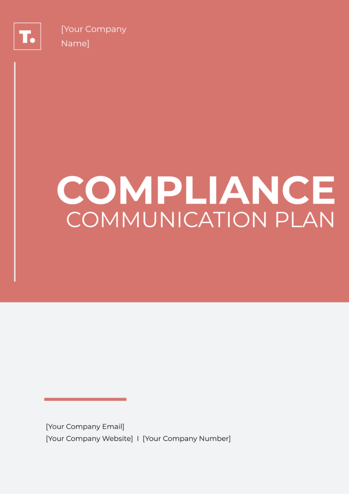 Compliance Communication Plan Template - Edit Online & Download