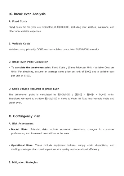 Free Restaurant Budget Proposal Template to Edit Online