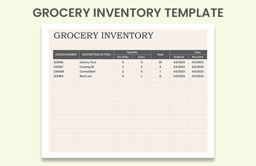 7 Grocery Inventory Templates Grocery List Template G vrogue.co