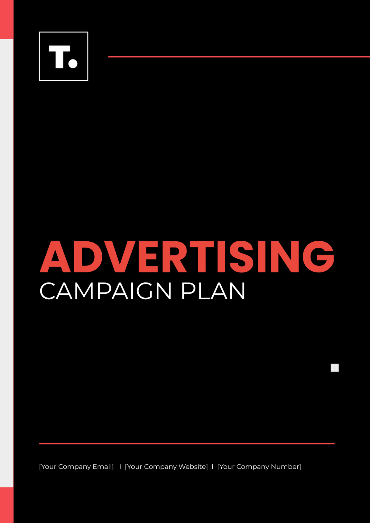 Advertising Campaign Plan Template - Edit Online & Download