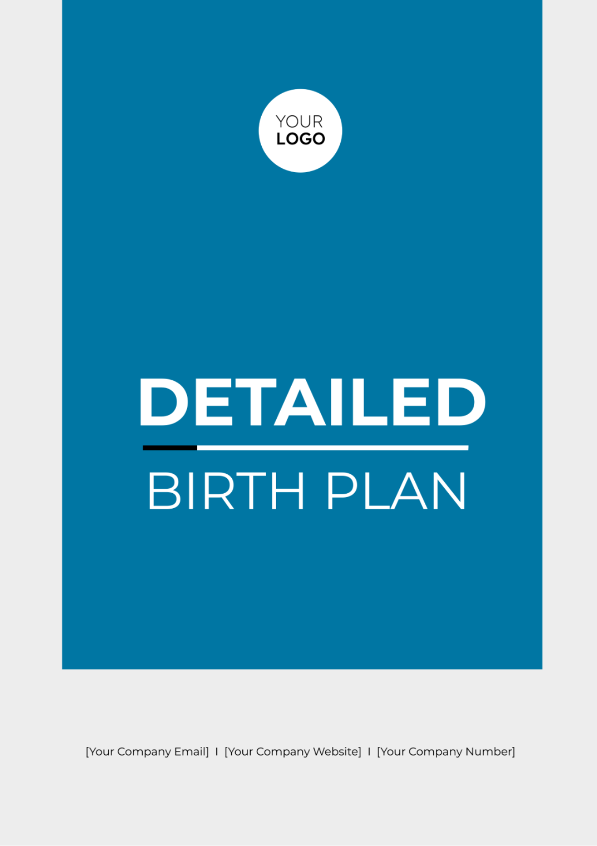 Free Detailed Birth Plan Template