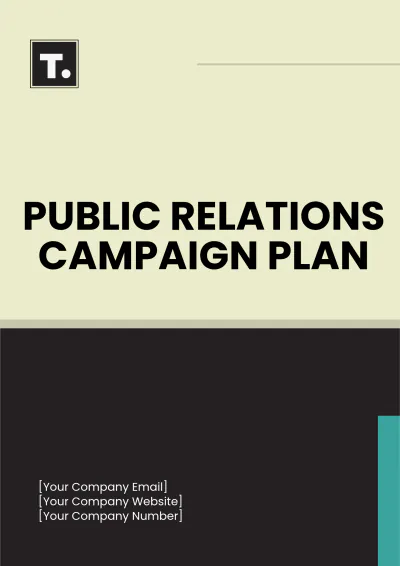 Free Public Relations Campaign Plan Template to Edit Online