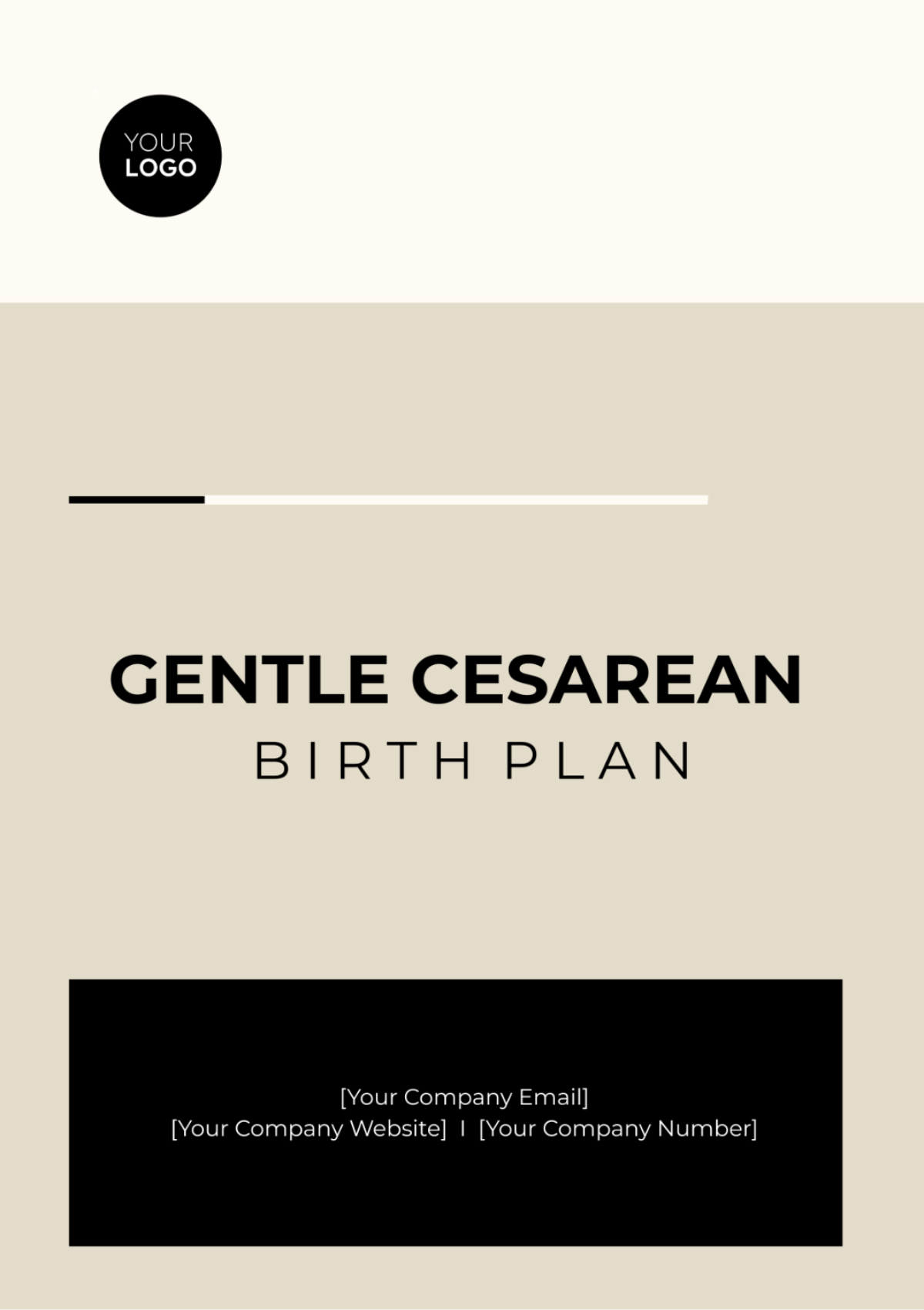 Free Gentle Cesarean Birth Plan Template