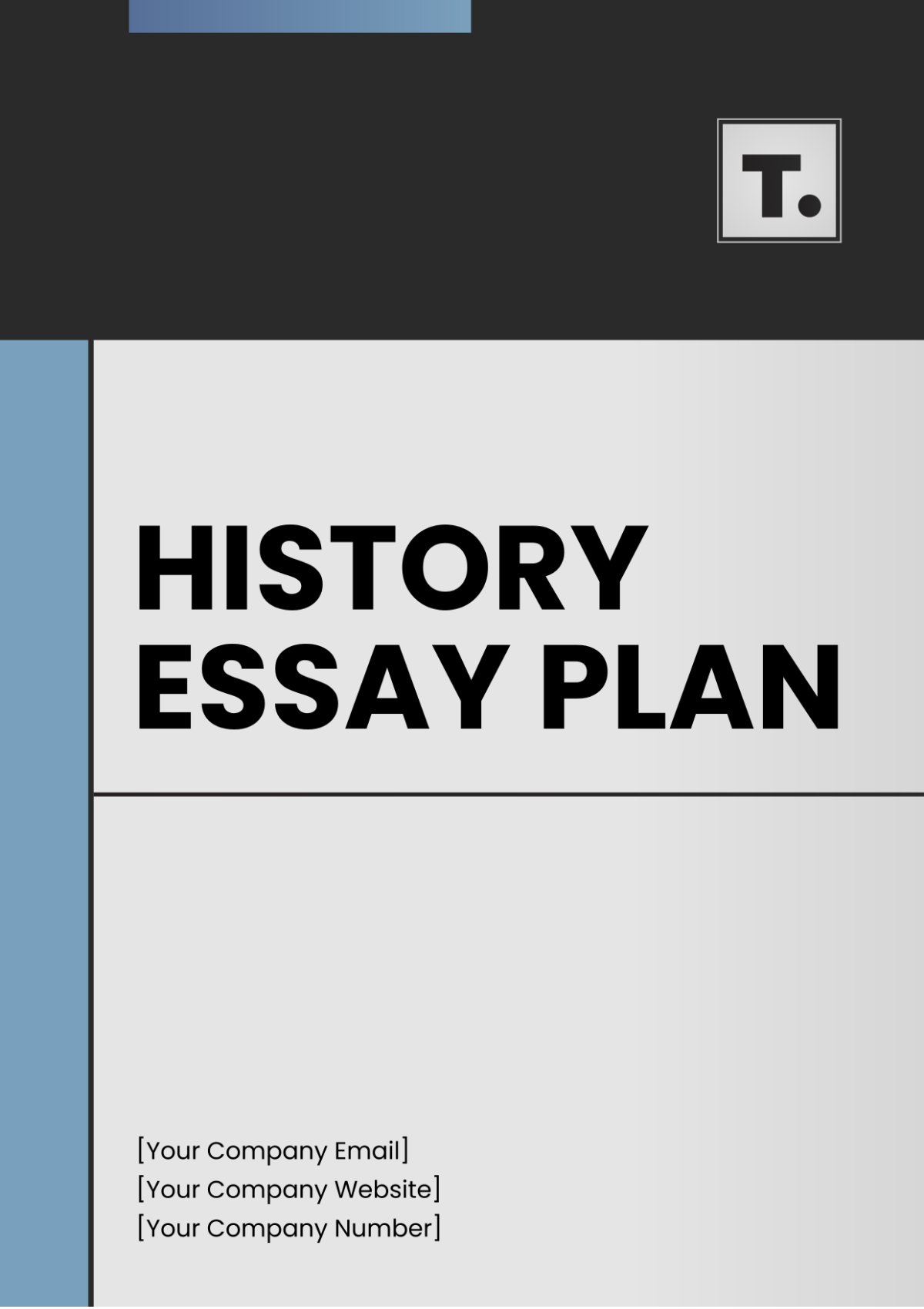 History Essay Plan Template - Edit Online & Download