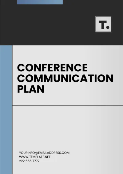 Free Conference Communication Plan Template to Edit Online