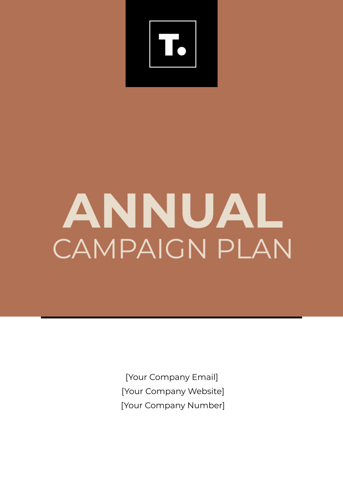 Annual Campaign Plan Template - Edit Online & Download