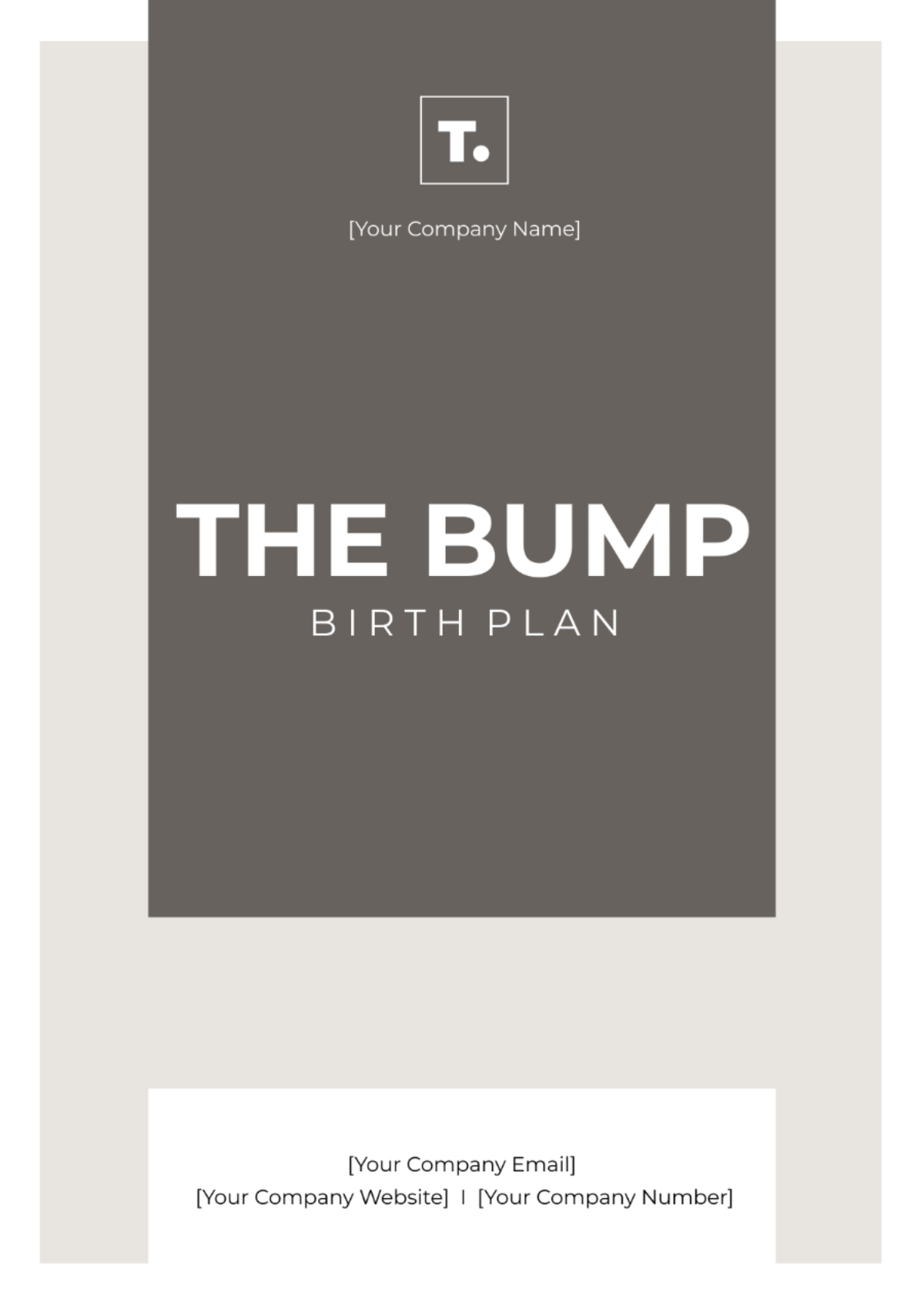 Free The Bump Birth Plan Template