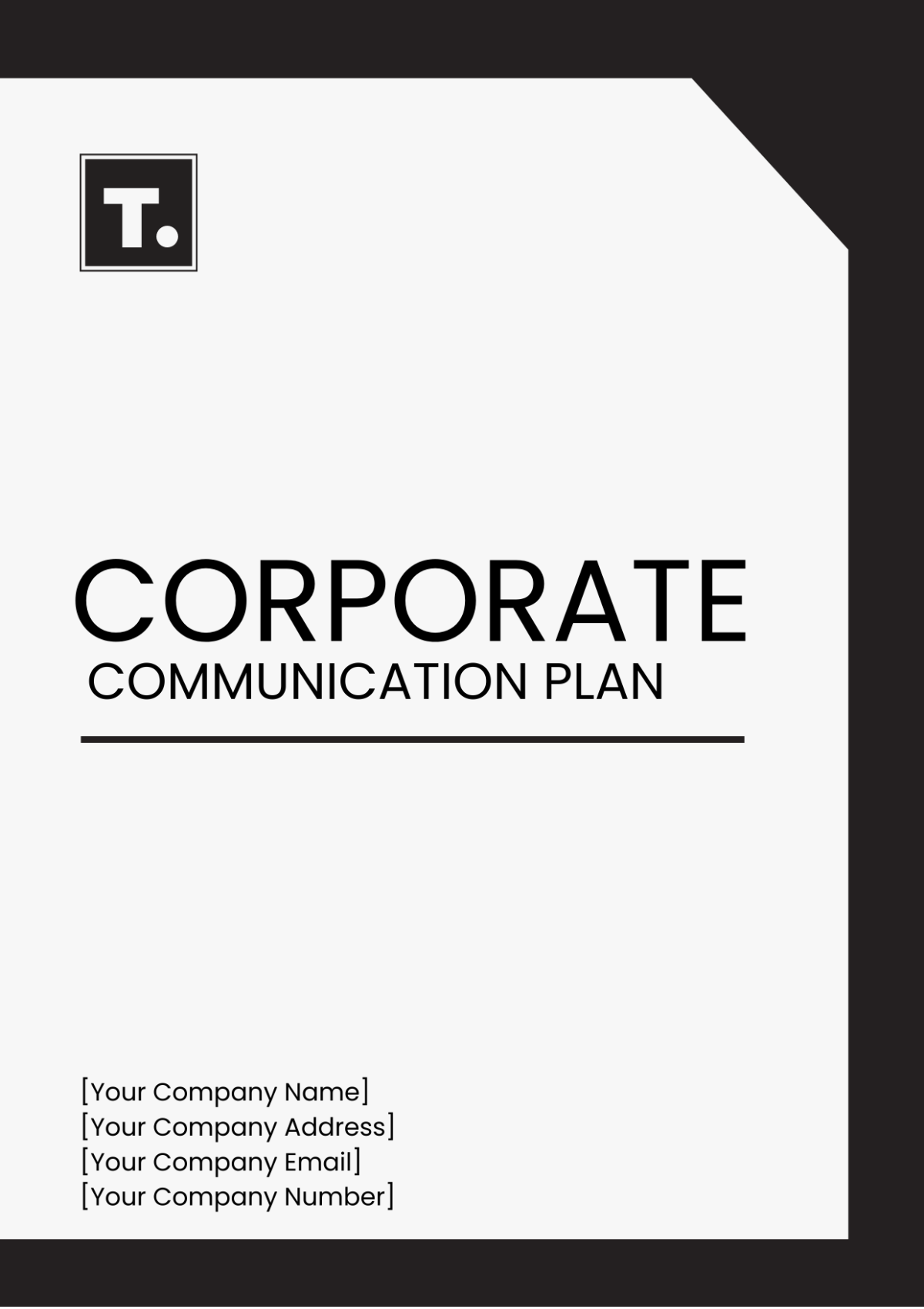 Corporate Communication Plan Template - Edit Online & Download