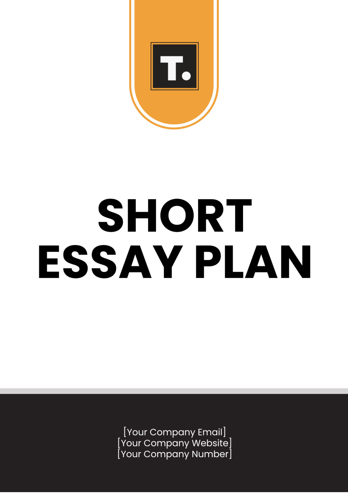 Short Essay Plan Template - Edit Online & Download