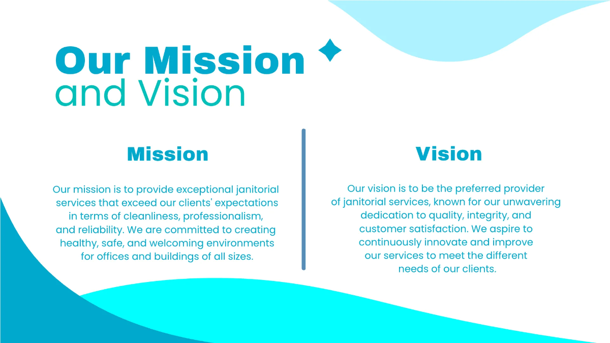 Free Janitorial Services for Offices and Buildings Presentation Template to Edit Online