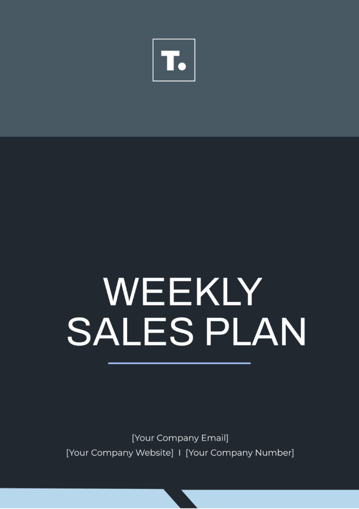 Weekly Sales Plan Template - Edit Online & Download