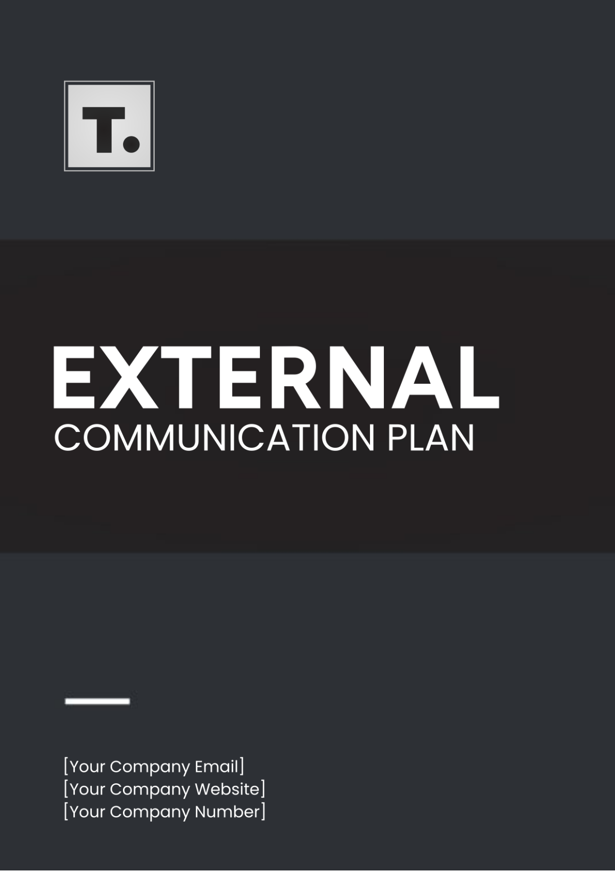 External Communication Plan Template - Edit Online & Download