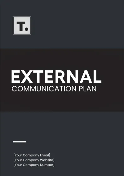Free External Communication Plan Template to Edit Online