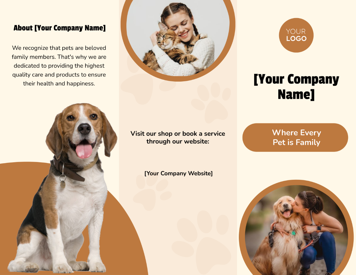 Pet Services Brochure