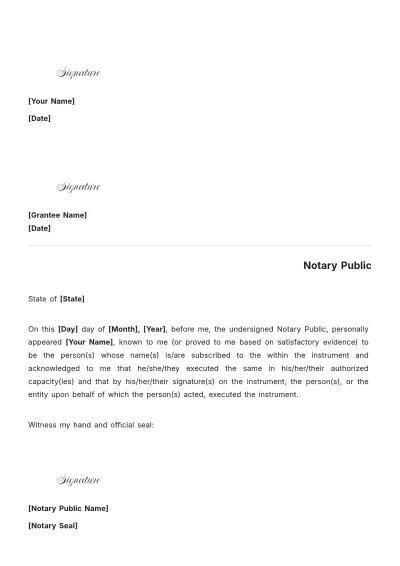 Free Quitclaim Deed For Inherited Property Template to Edit Online