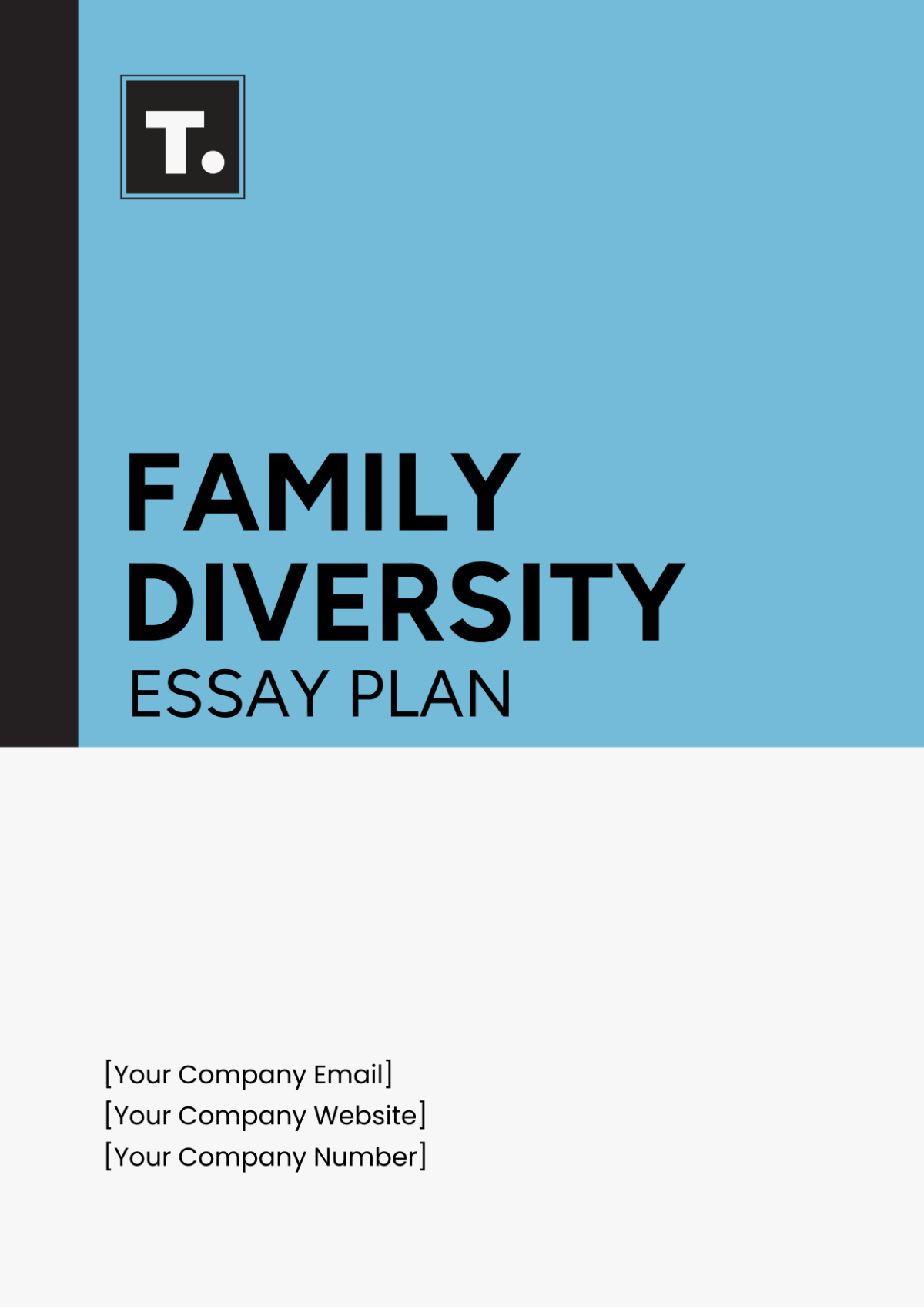 Family Diversity Essay Plan Template - Edit Online & Download