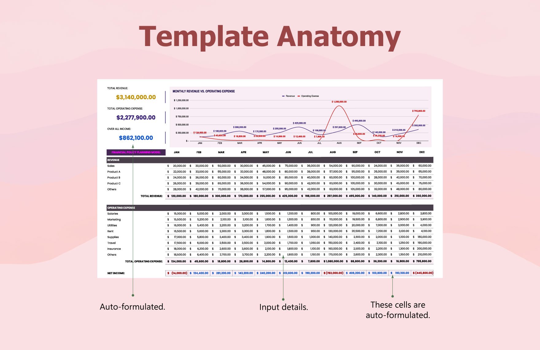 Financial Policy Planning Model Template