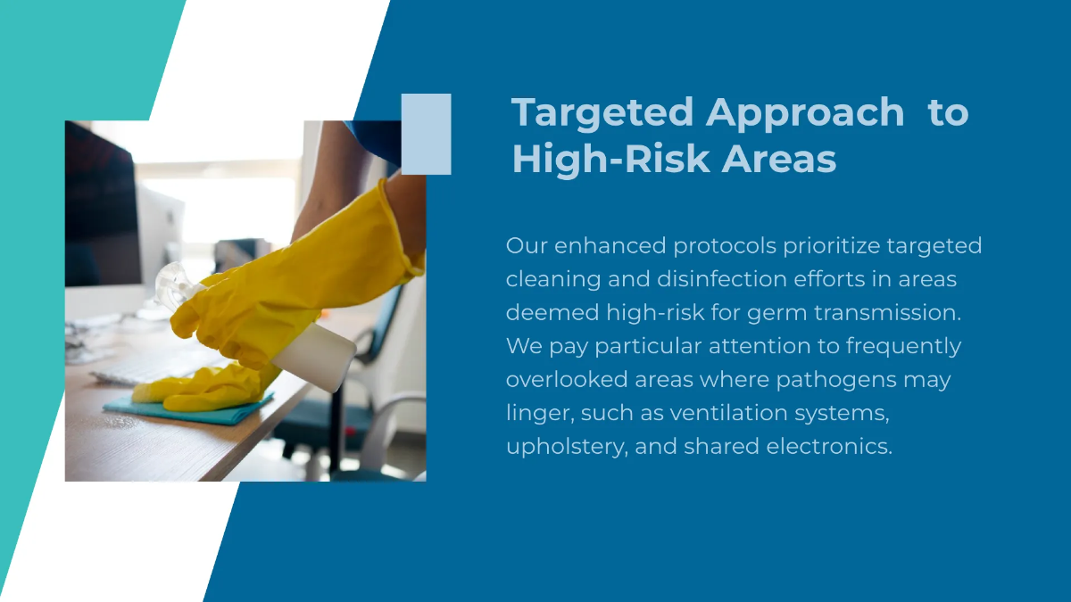 Free Workplace Sanitization Strategies Presentation Template to Edit Online