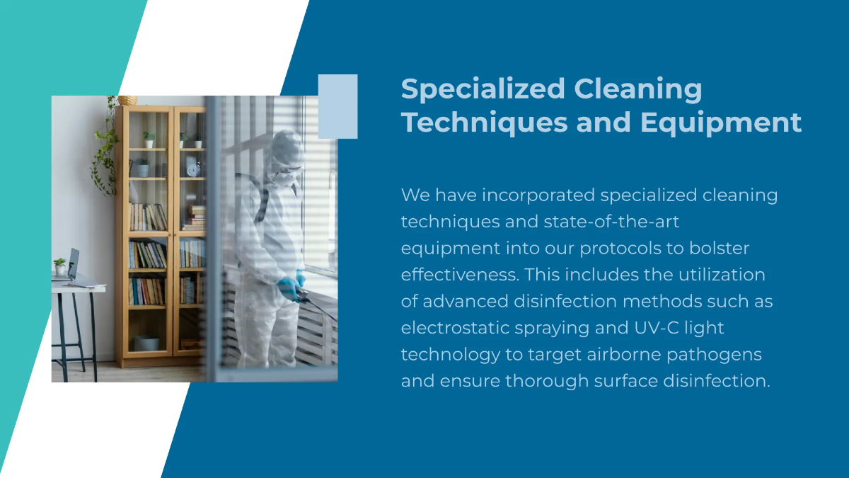 Free Workplace Sanitization Strategies Presentation Template to Edit Online