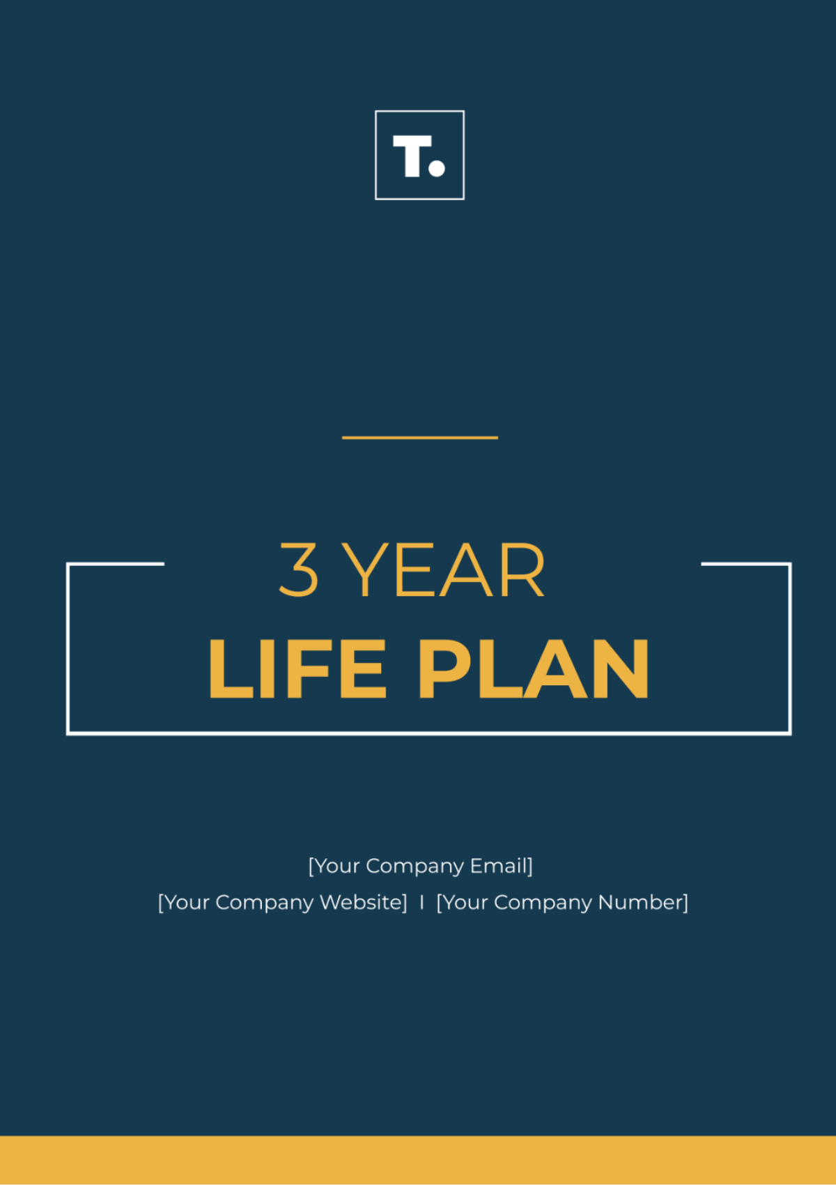 3 Year Life Plan Template - Edit Online & Download