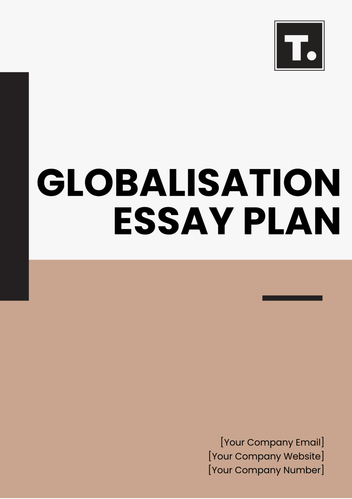 Globalisation Essay Plan Template - Edit Online & Download