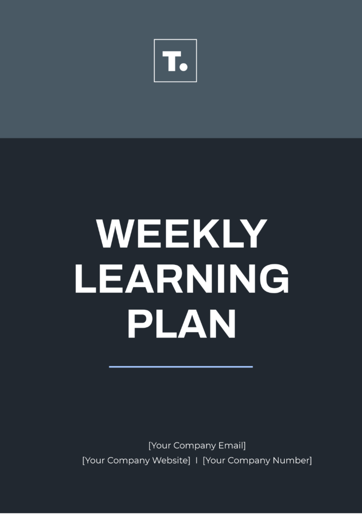 Weekly Learning Plan Template - Edit Online & Download