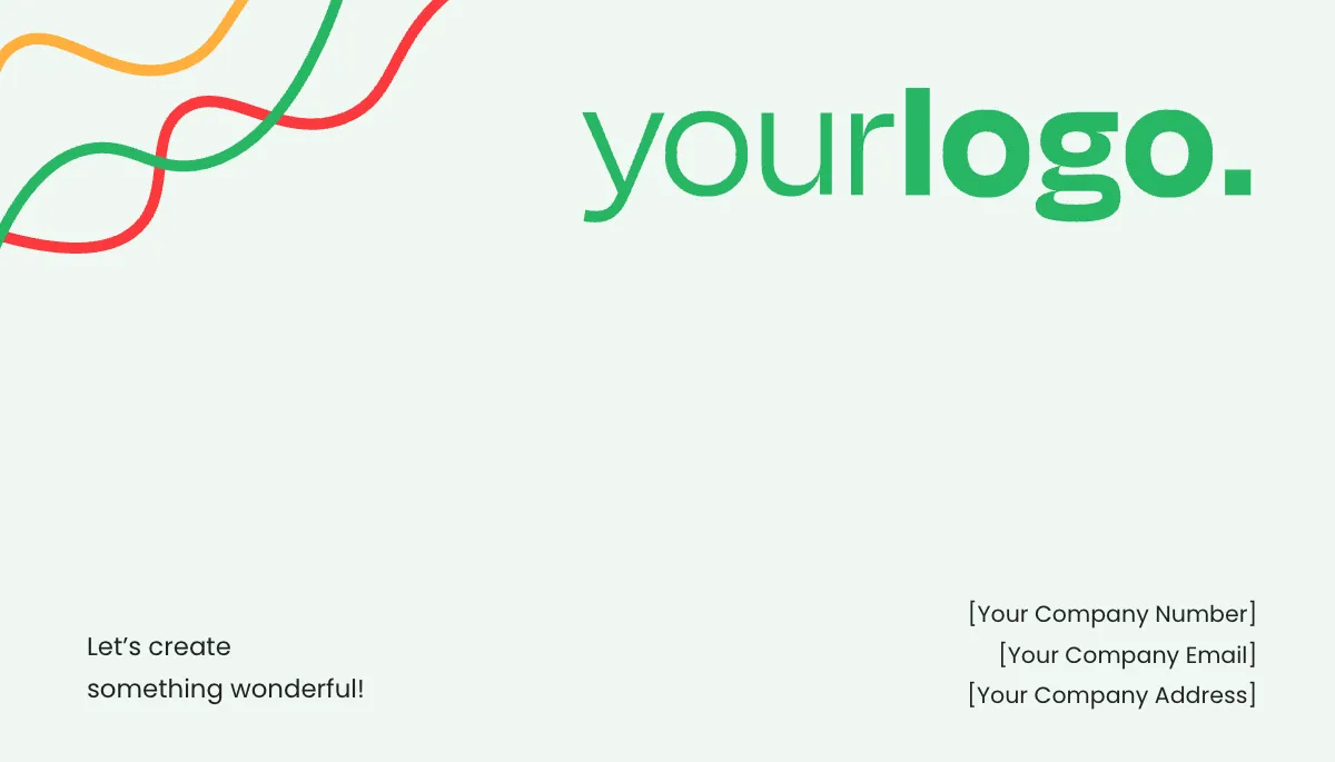 Free Art Consultant Business Card Template to Edit Online