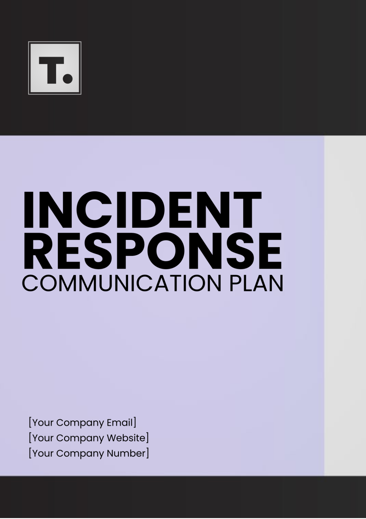 Incident Response Communication Plan Template