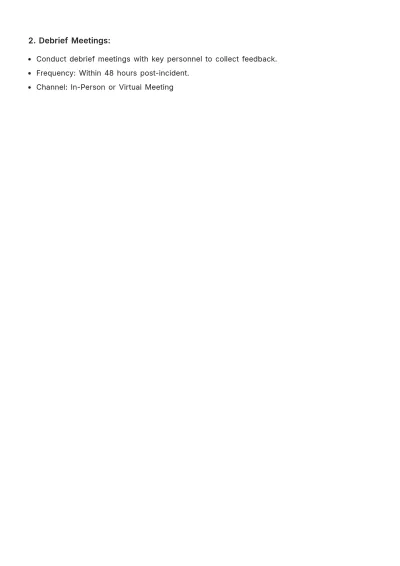 Free Incident Response Communication Plan Template to Edit Online