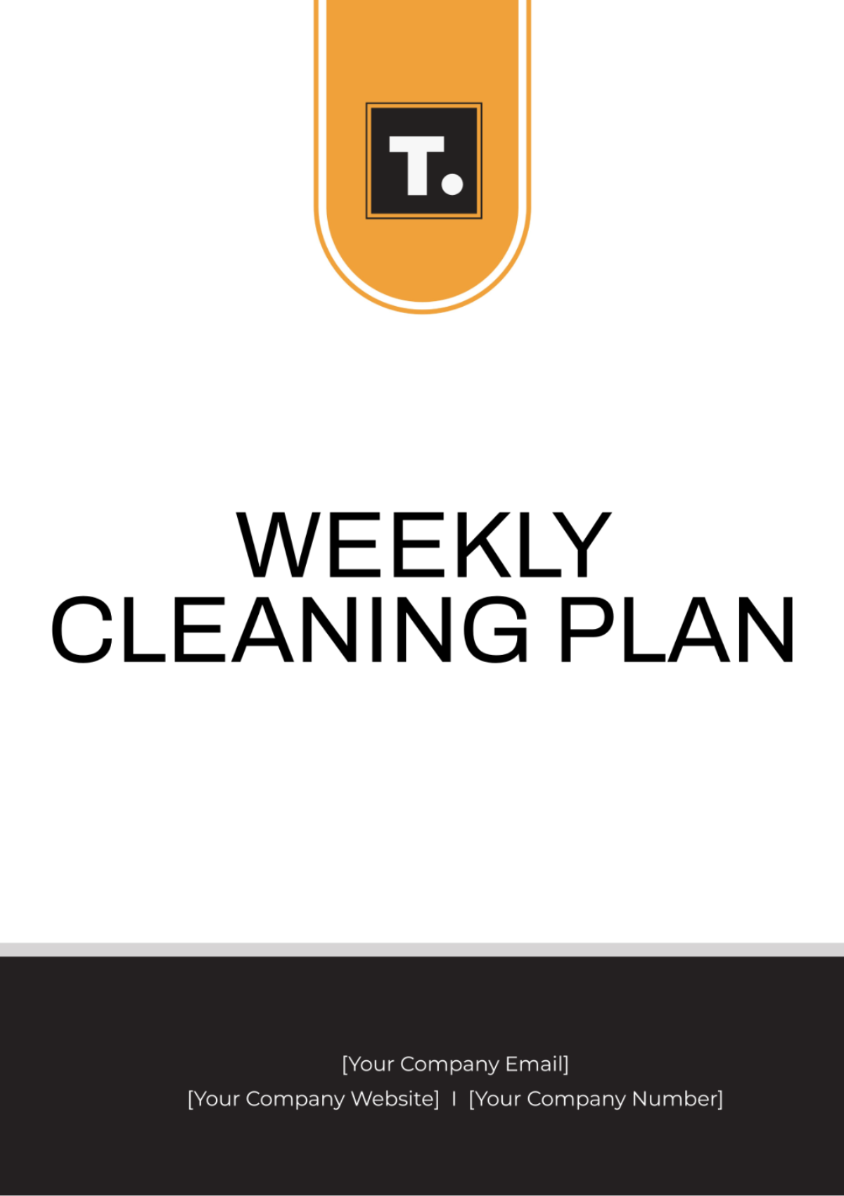 Weekly Cleaning Plan Template - Edit Online & Download