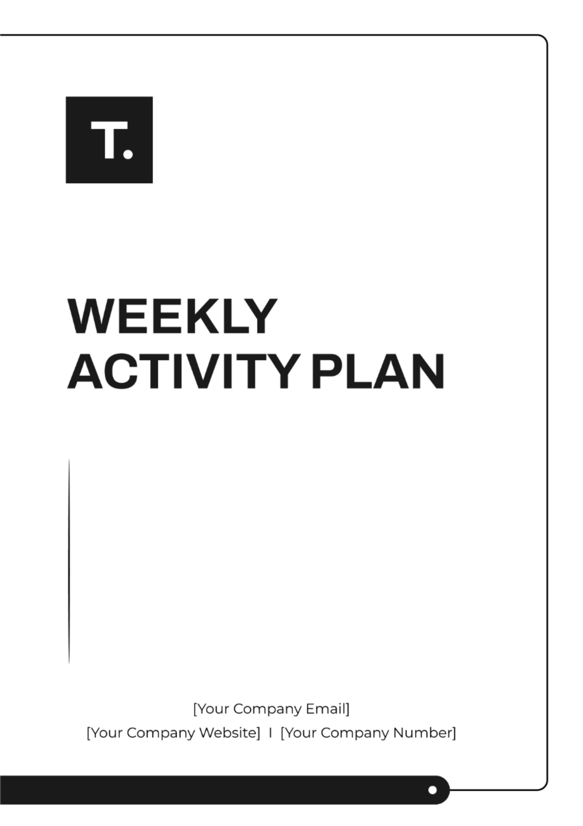 Weekly Activity Plan Template - Edit Online & Download