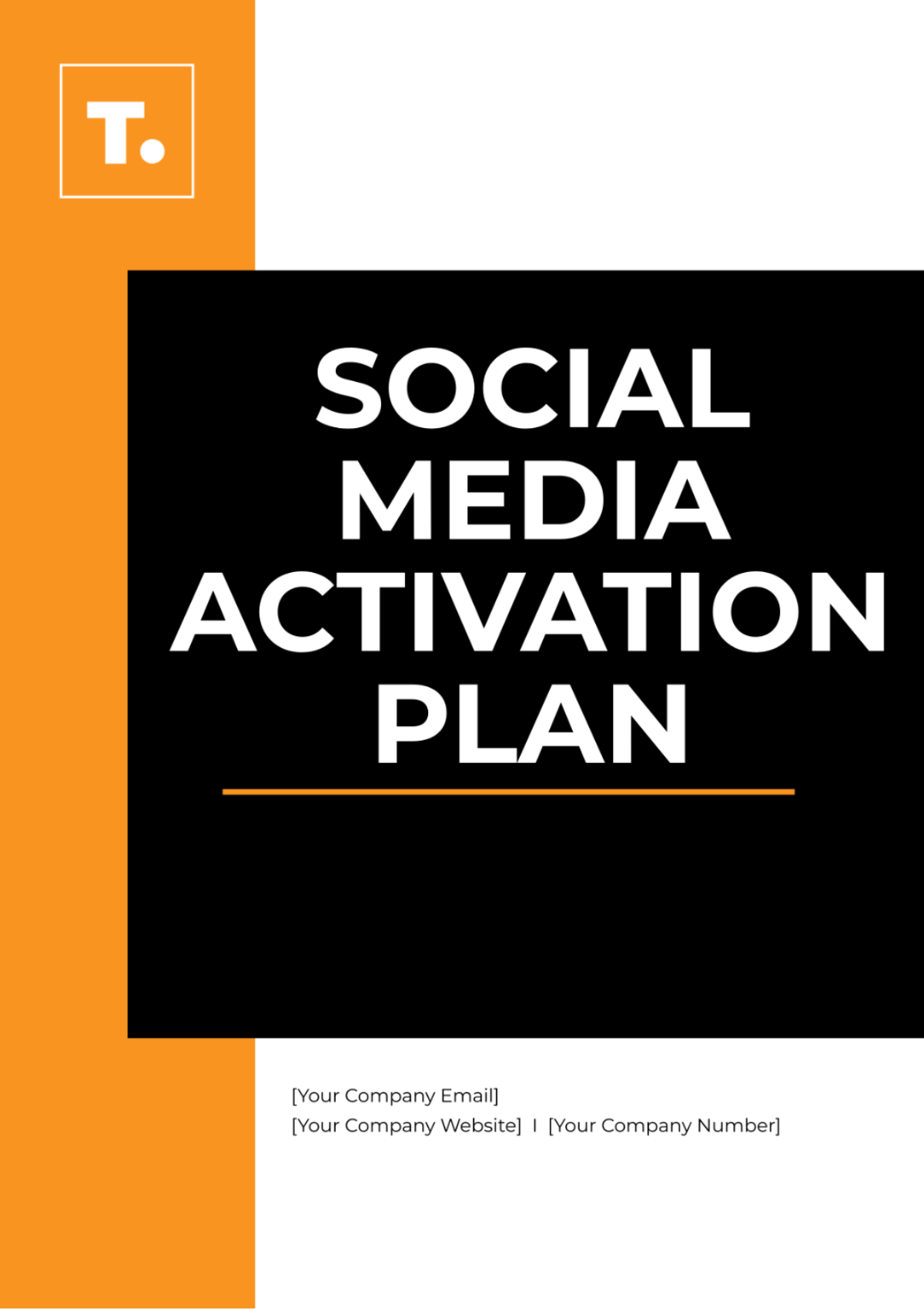 Social Media Activation Plan Template - Edit Online & Download