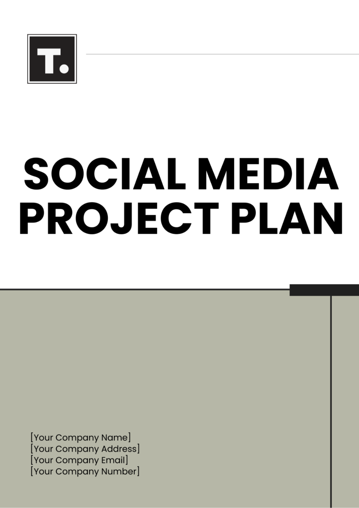 Social Media Project Plan Template - Edit Online & Download