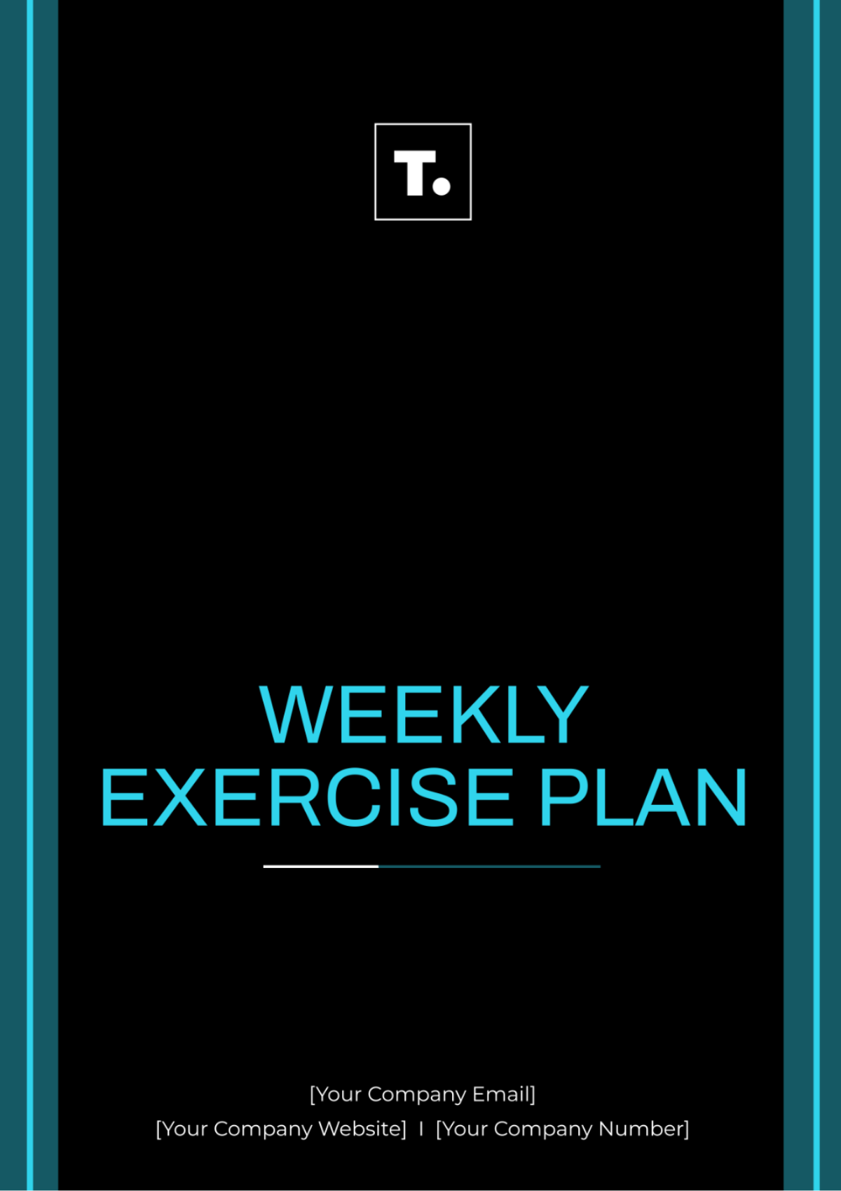 Weekly Exercise Plan Template - Edit Online & Download