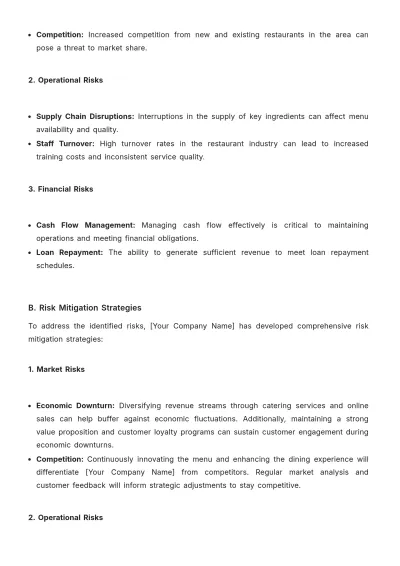 Free Restaurant Loan Proposal Template to Edit Online