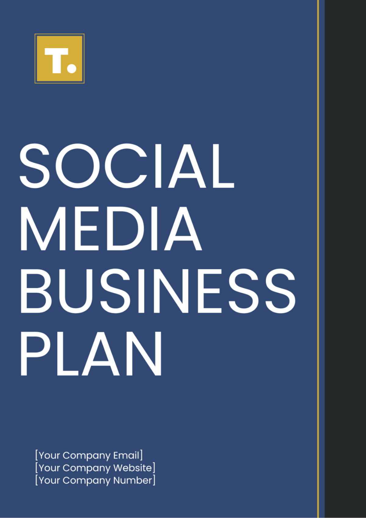 Social Media Business Plan Template - Edit Online & Download