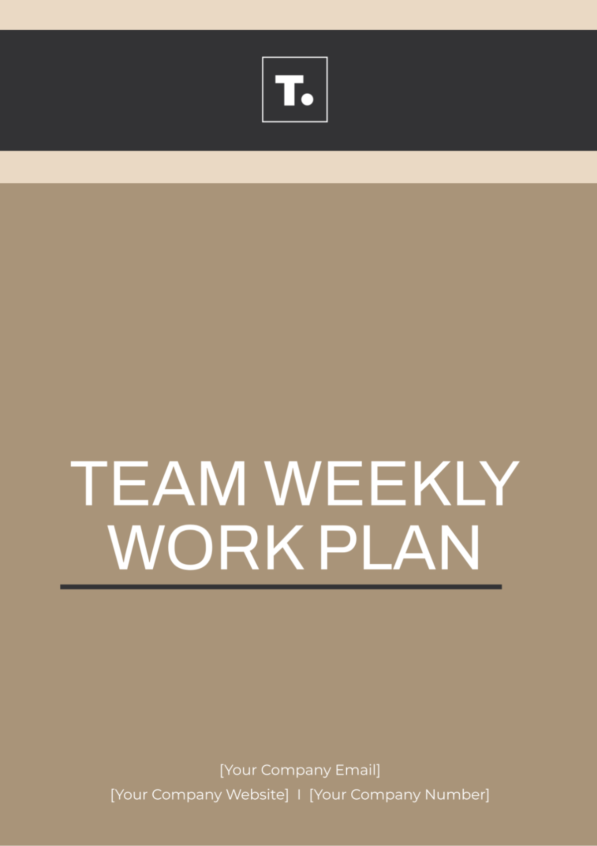 Free Team Weekly Work Plan Template