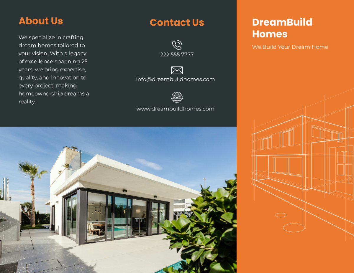 Home Builder Brochure Template