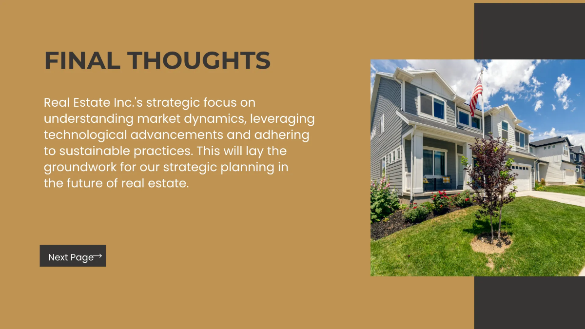 Free Real Estate Market Overview Presentation Template to Edit Online