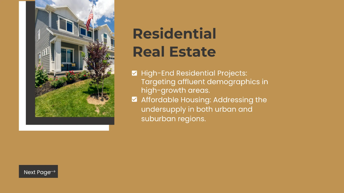 Free Real Estate Market Overview Presentation Template to Edit Online