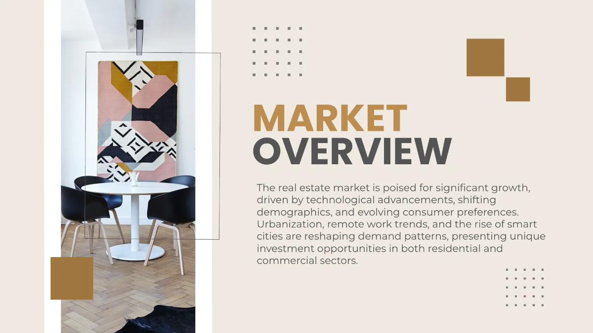 Free Real Estate Investment Opportunities Presentation Template to Edit Online